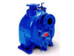 Self-priming solids handling centrifugal pump.