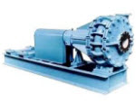 Horizontal heavy duty slurry pump.