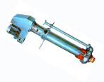 Vertical heavy duty slurry pump.