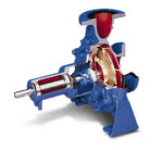 Single and two stage Din horizontal end-suction centrifugal pump.