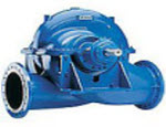 Horizontal split casing, single-stage volute  pump for horizontal or vertical installation with double-entry radial impeller.